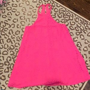 Pink lace Lilly shift dress
